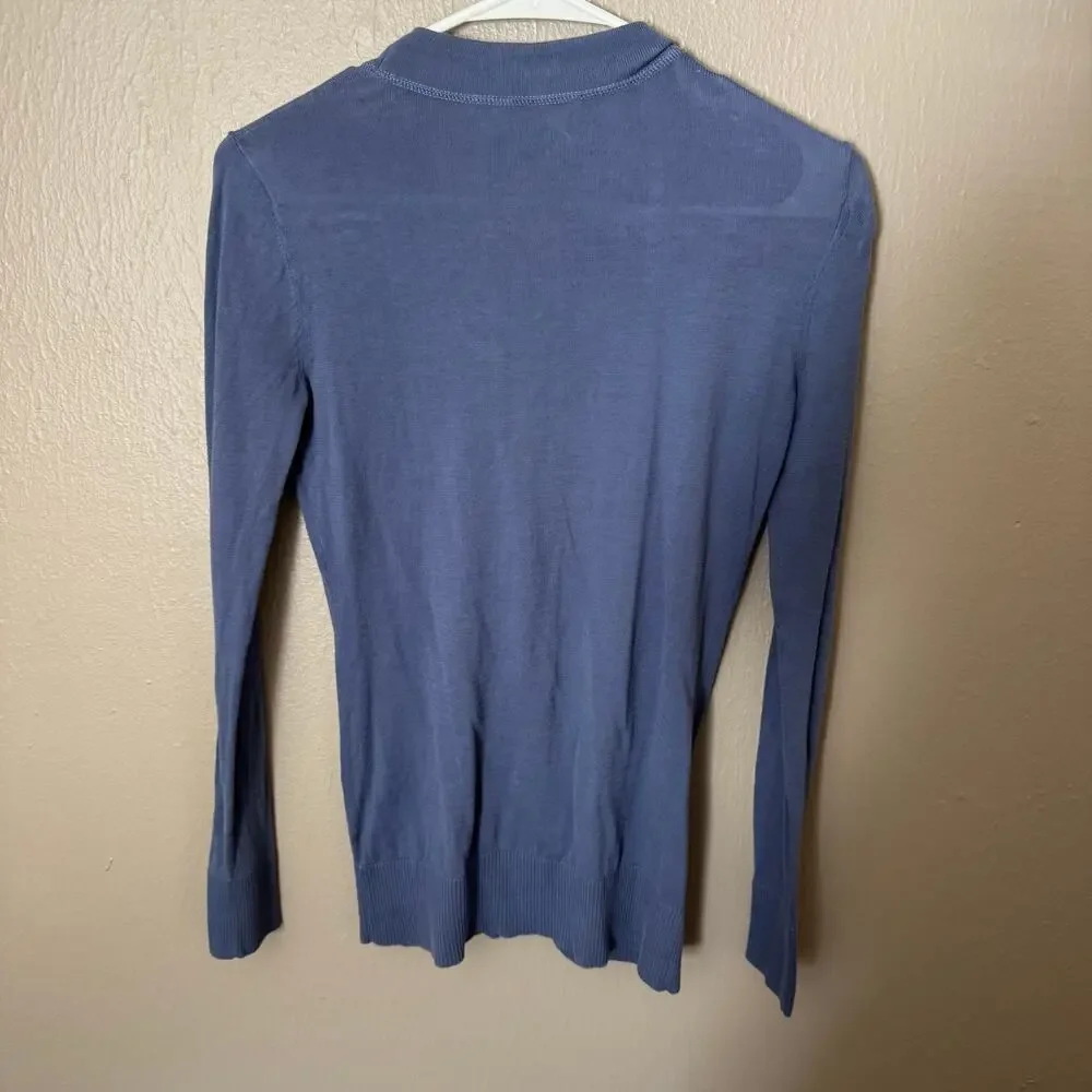 LULULEMON Simone Light Blue/Purple Heathered V Neck Cardigan Size XS casual
